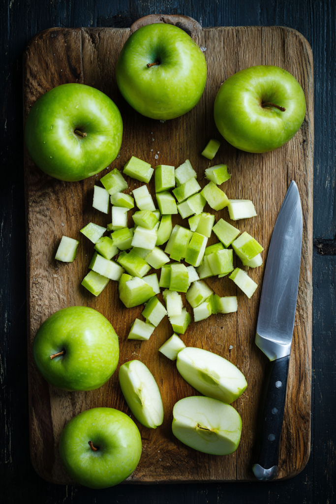 apple cake with caramel glaze