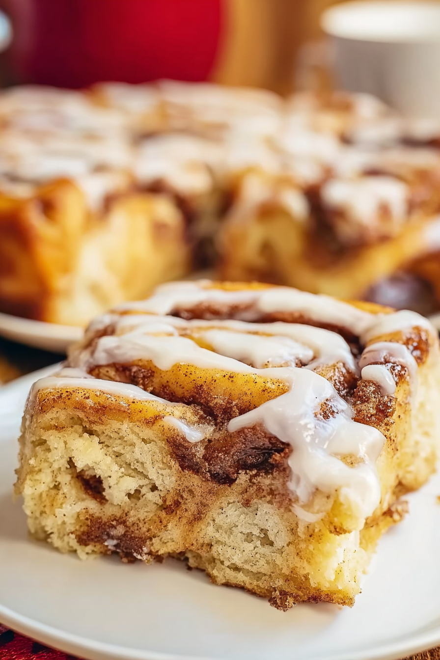 Easy Cinnamon Roll Cake Recipe (No Yeast Required!)