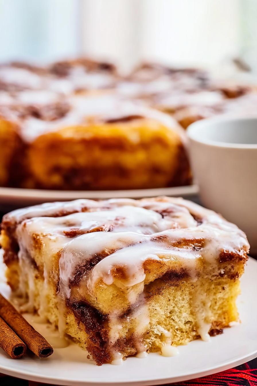 Cinnamon Roll Cake