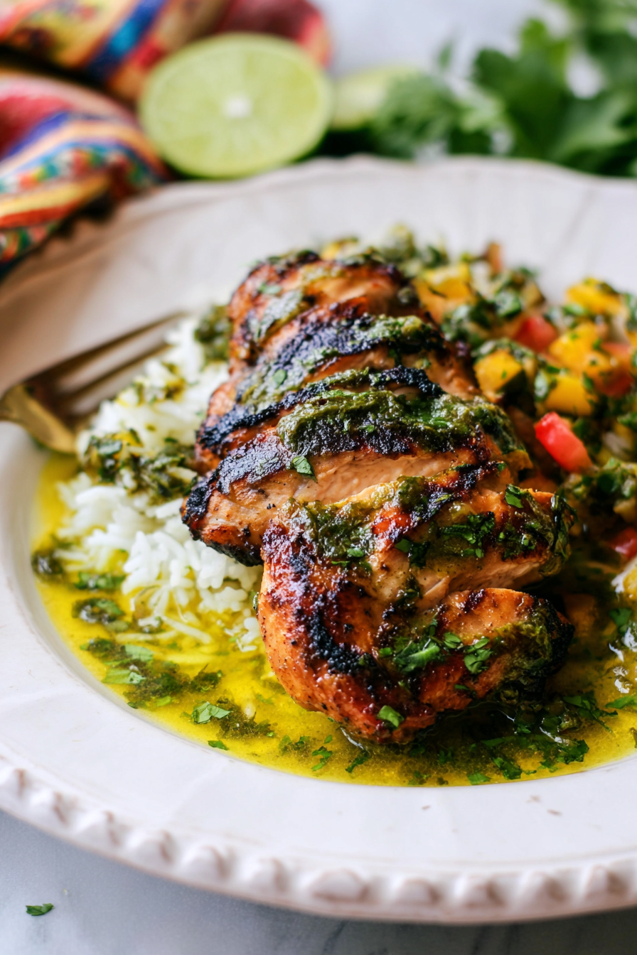 Citrus Grilled Chicken with Mango Salsa Recipe