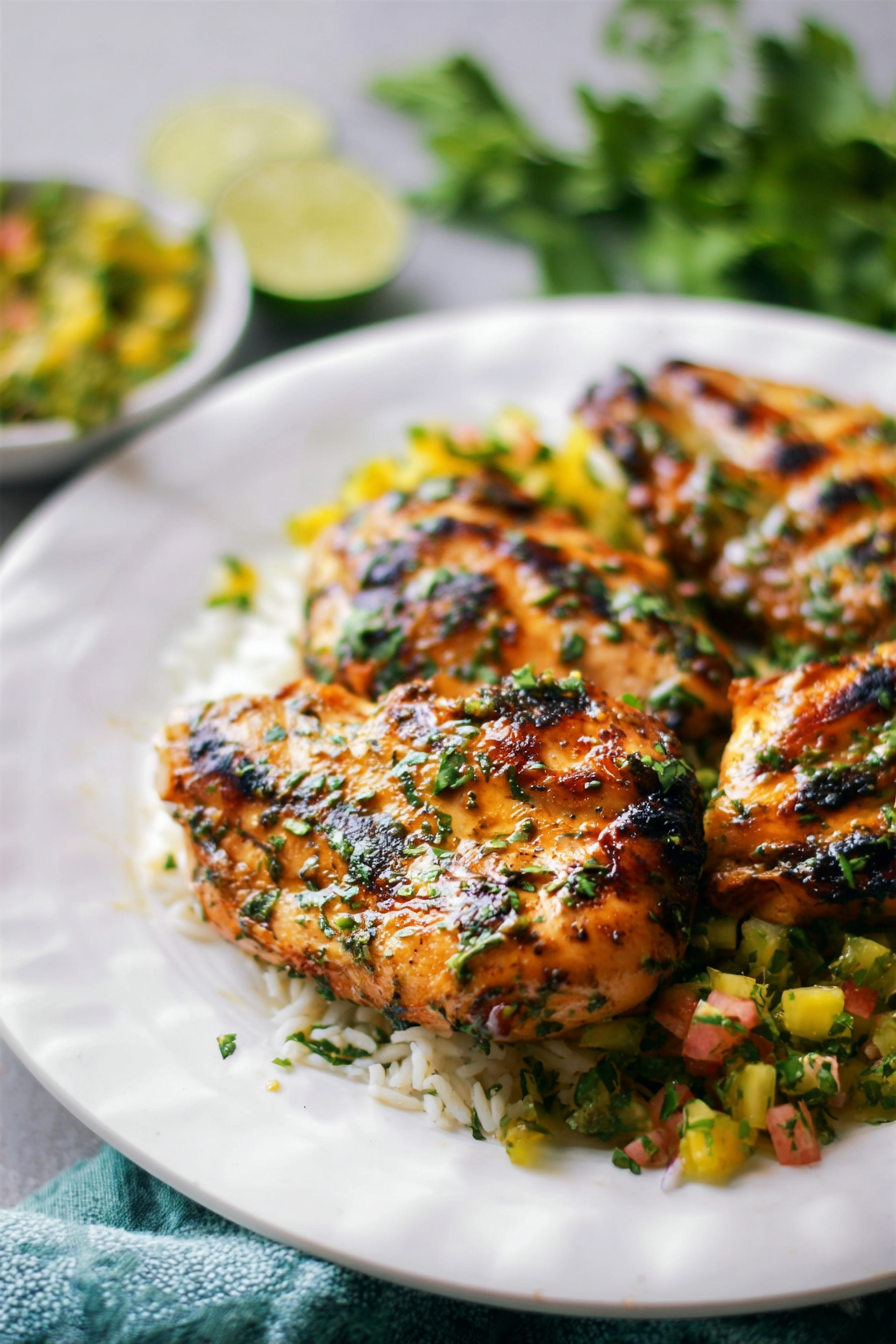 Citrus Grilled Chicken with Mango Salsa