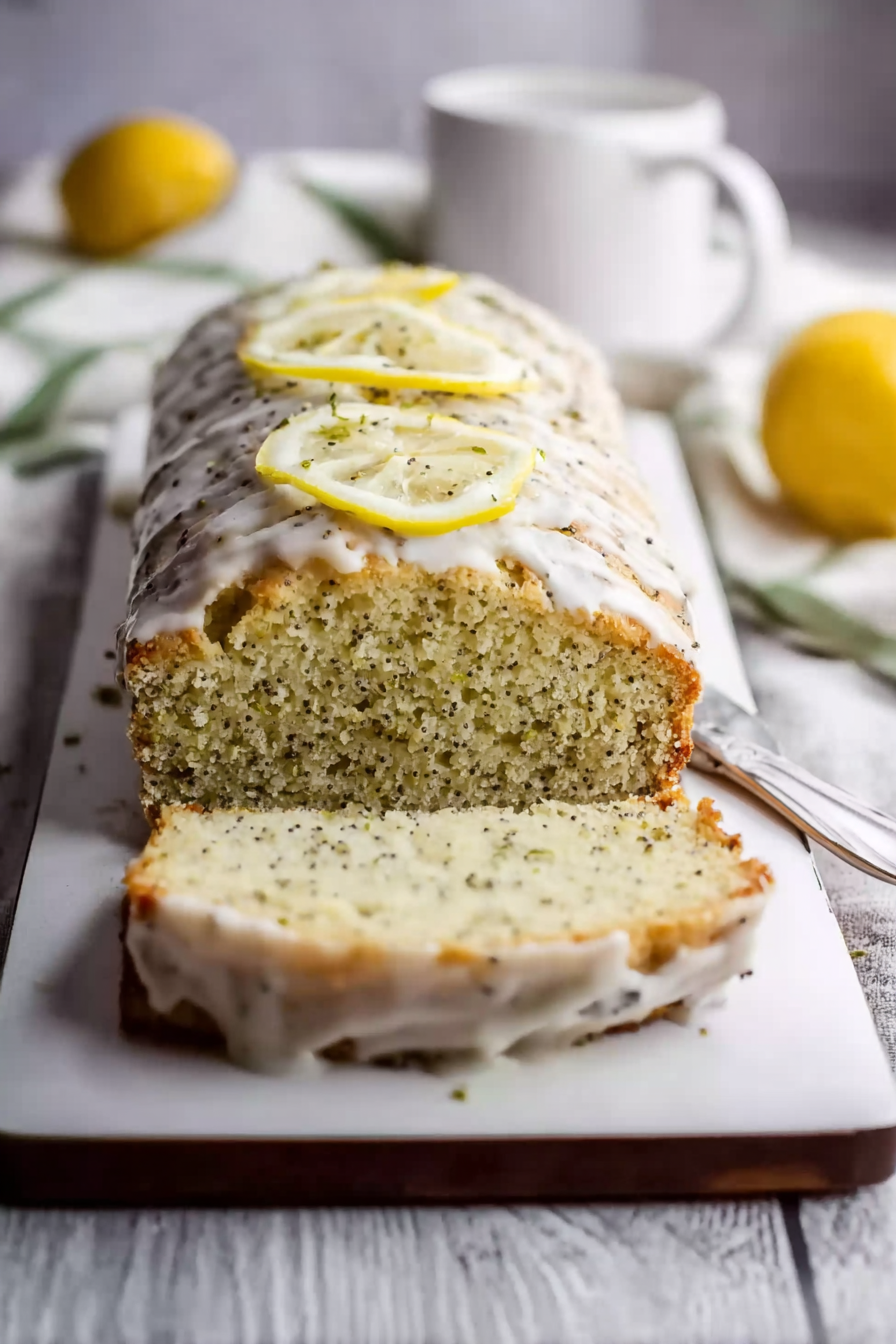Easy Lemon Poppy Seed Bread with Glaze Recipe