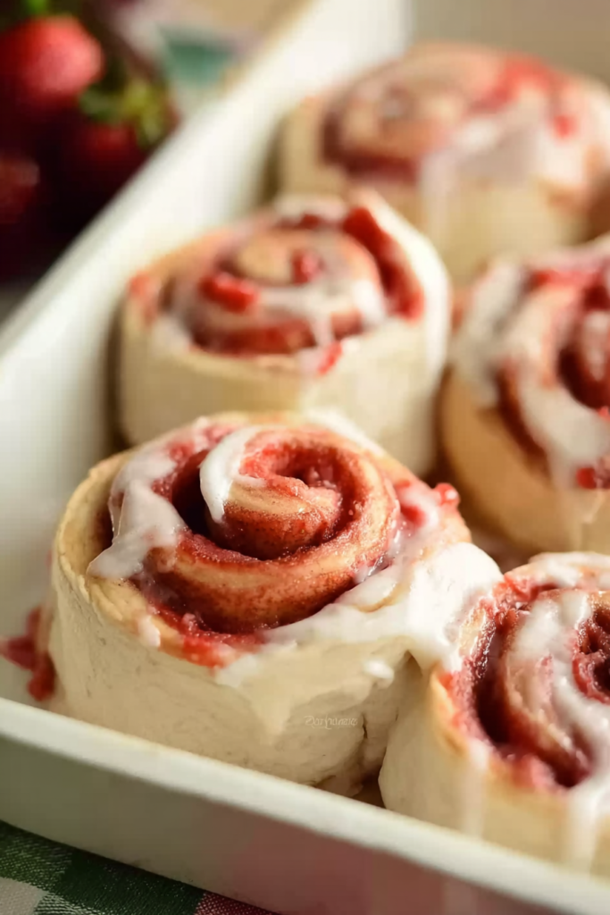 strawberry cinnamon rolls