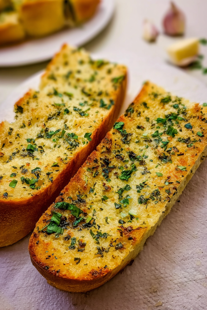 homemade garlic bread
