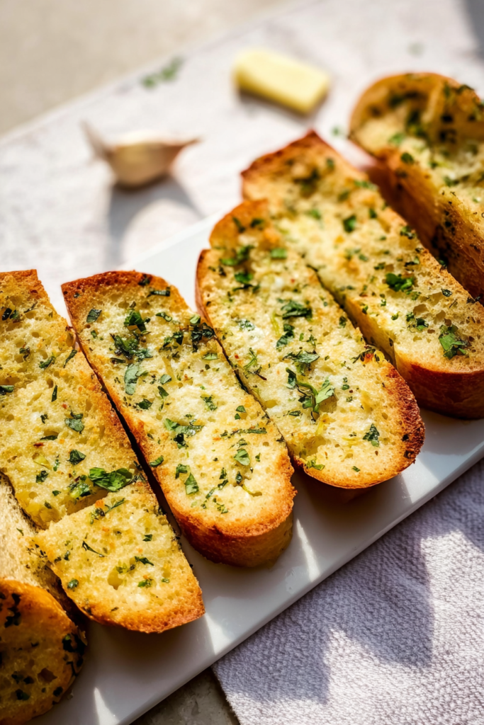 homemade garlic bread