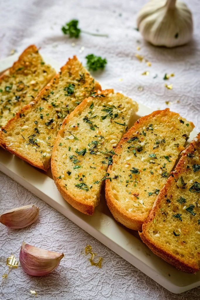 homemade garlic bread