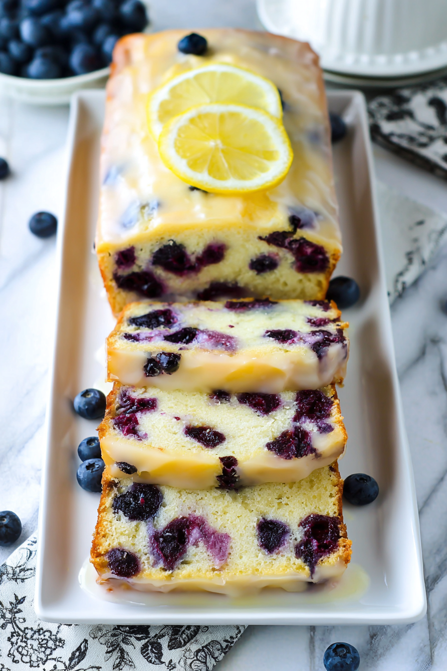 Easy Lemon Blueberry Bread Recipe (Moist & Delicious!)