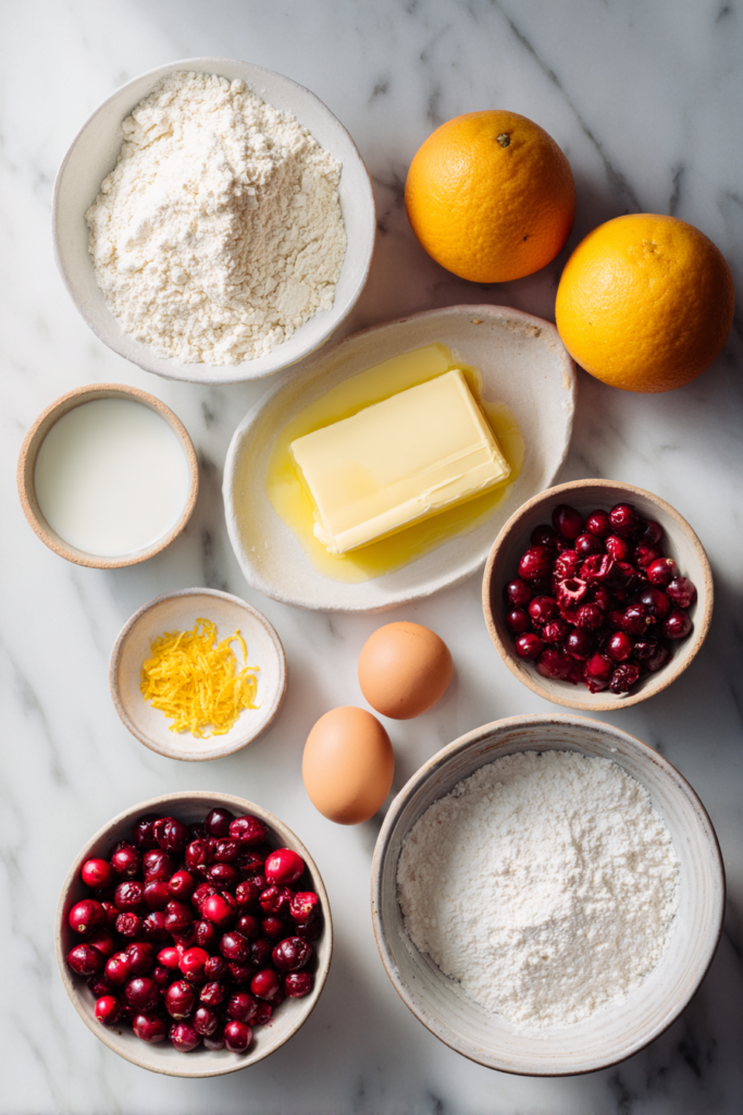 cranberry bread with orange glaze