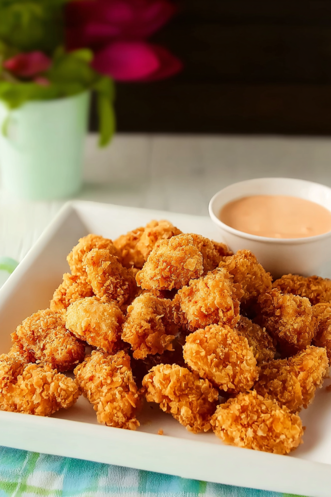 Crispy Popcorn Chicken Recipe