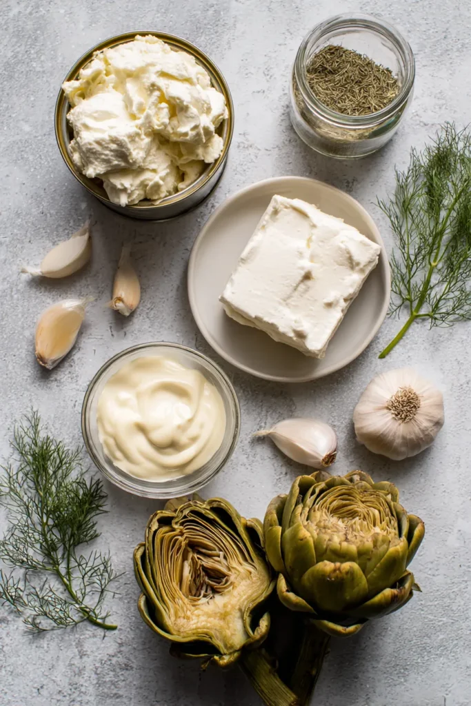 Easy Baked Artichoke Dip