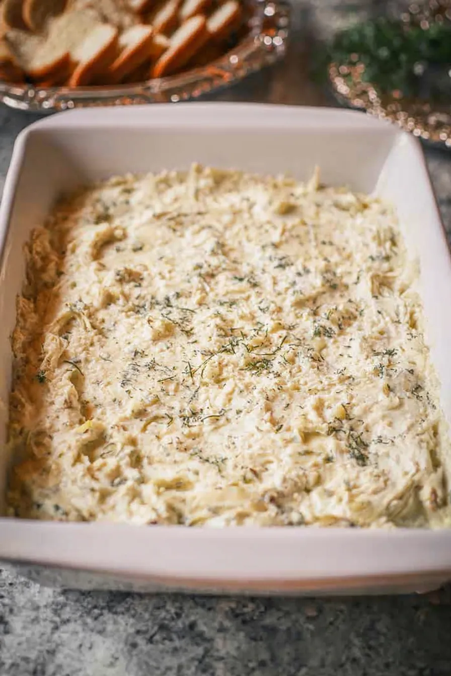 Easy Baked Artichoke Dip