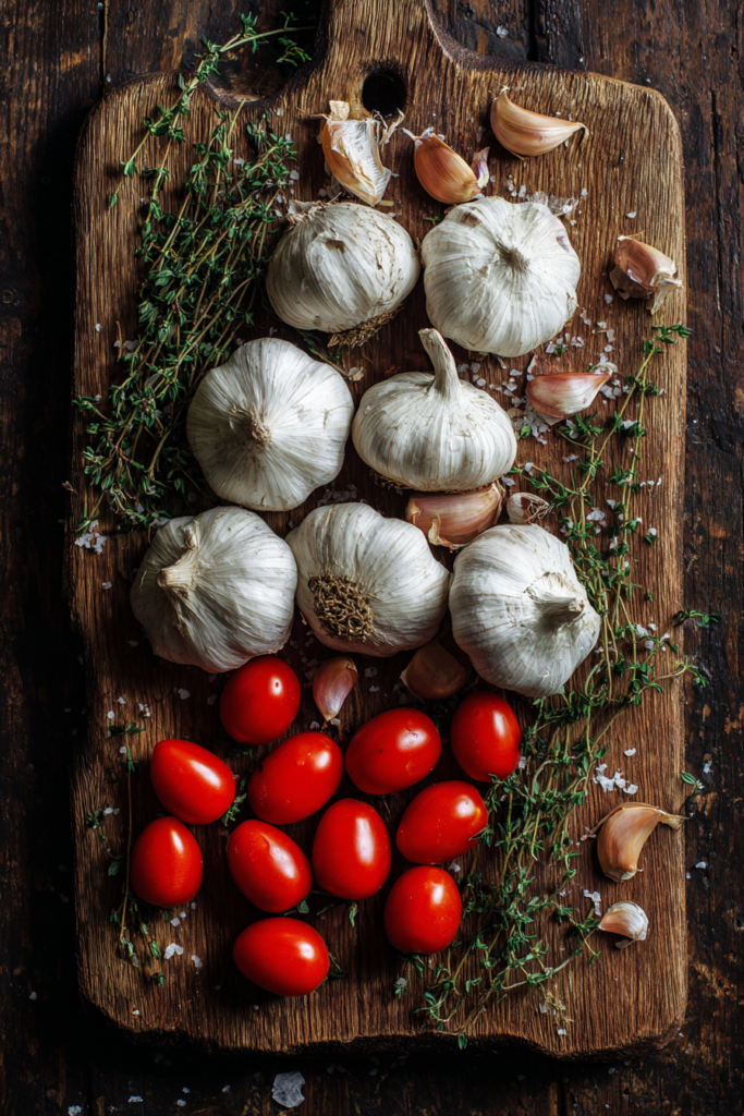 Roasted Garlic Caprese Dip