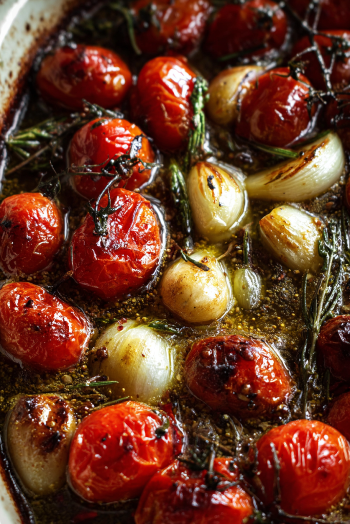 Roasted Garlic Caprese Dip
