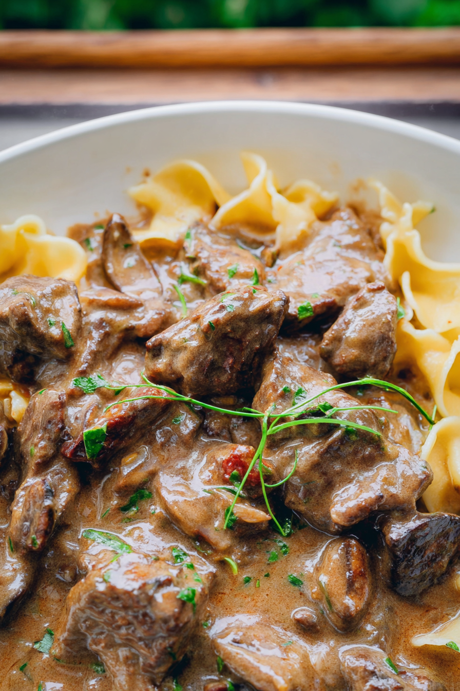 25-Minute Easy Beef Stroganoff
