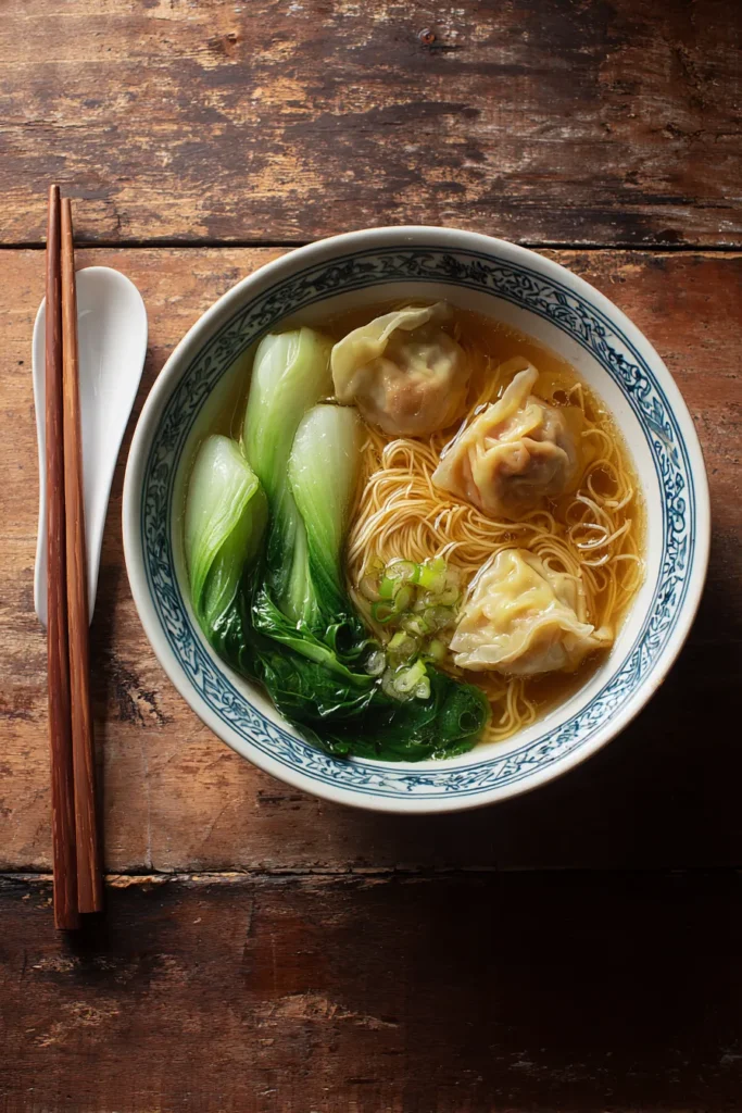 Wonton noodle soup recipe