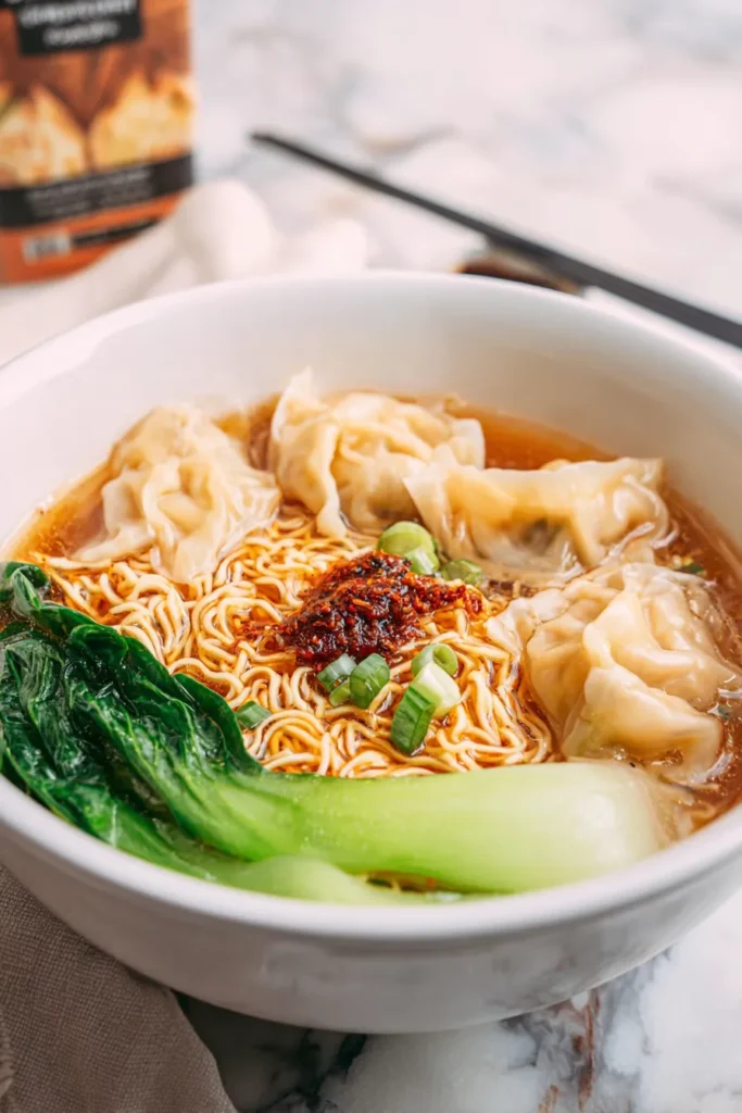 Wonton noodle soup recipe