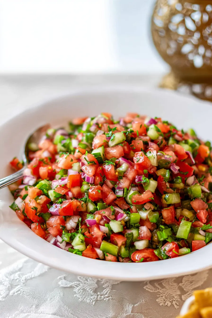 Authentic Shirazi Salad