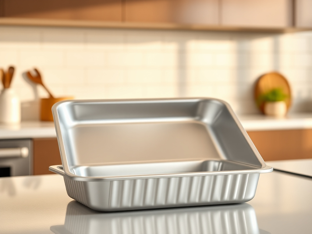 9x9 aluminum pan on stovetop