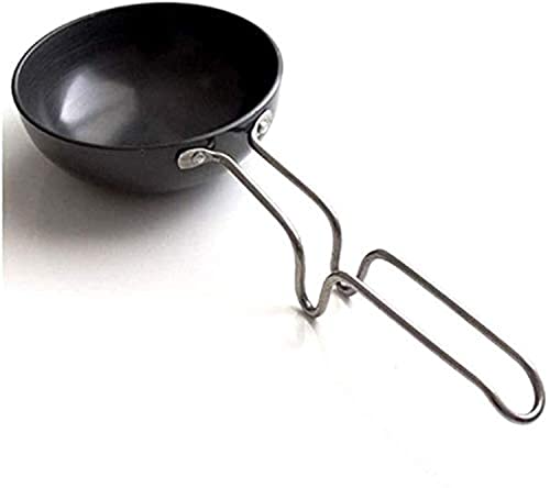 anodized aluminium cooking pan set on stove