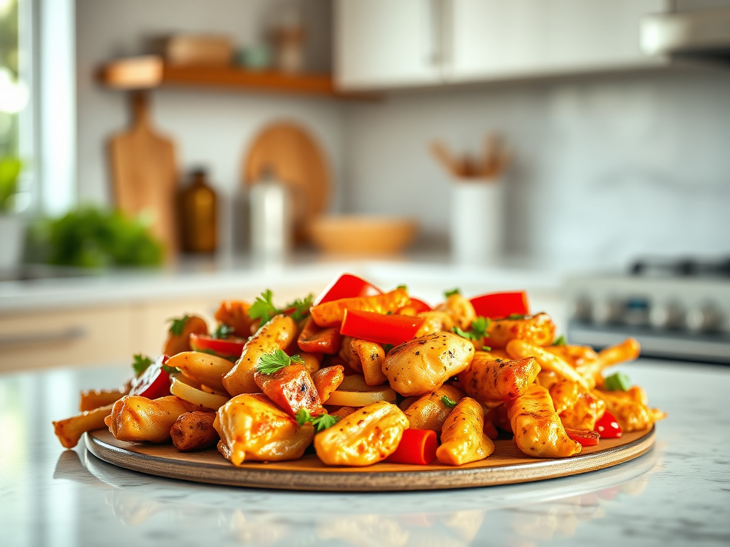Baked Chicken Fajitas