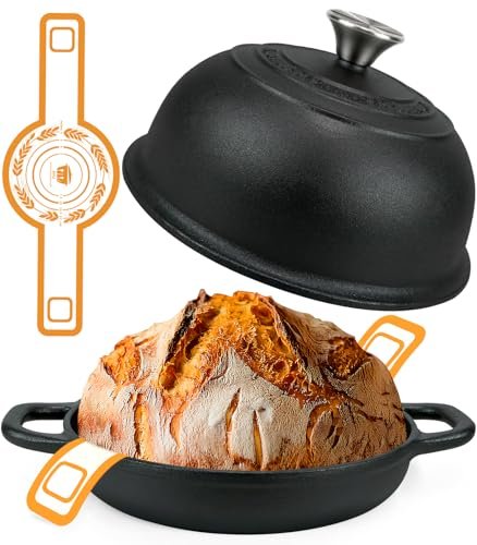 dutch oven for sourdough pre-seasoned cast iron