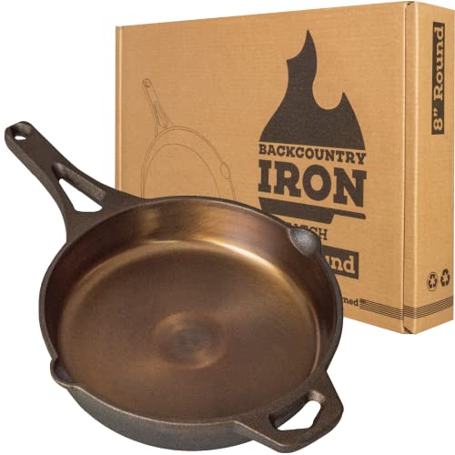 machined cast iron skillet