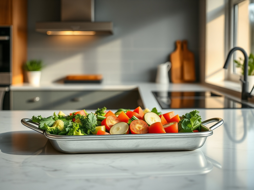 pan sheet veggies