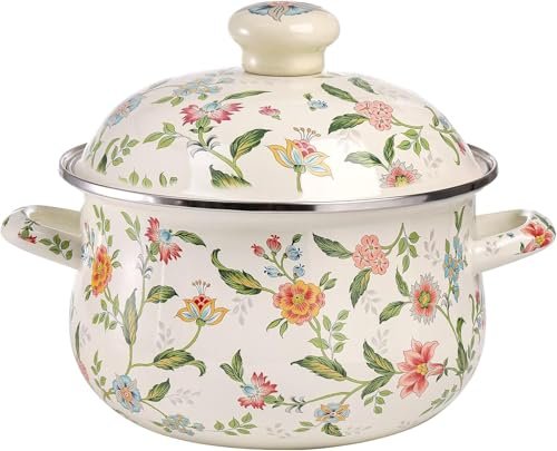Retro Enamel Saucepans