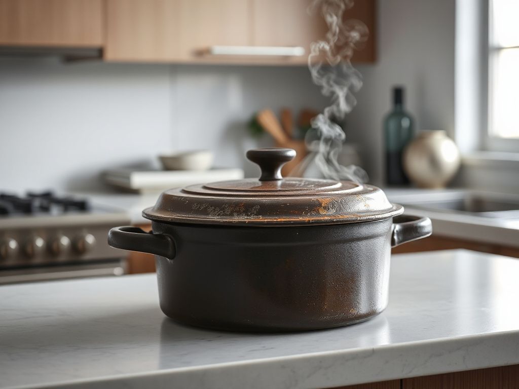 cast iron casserole dish