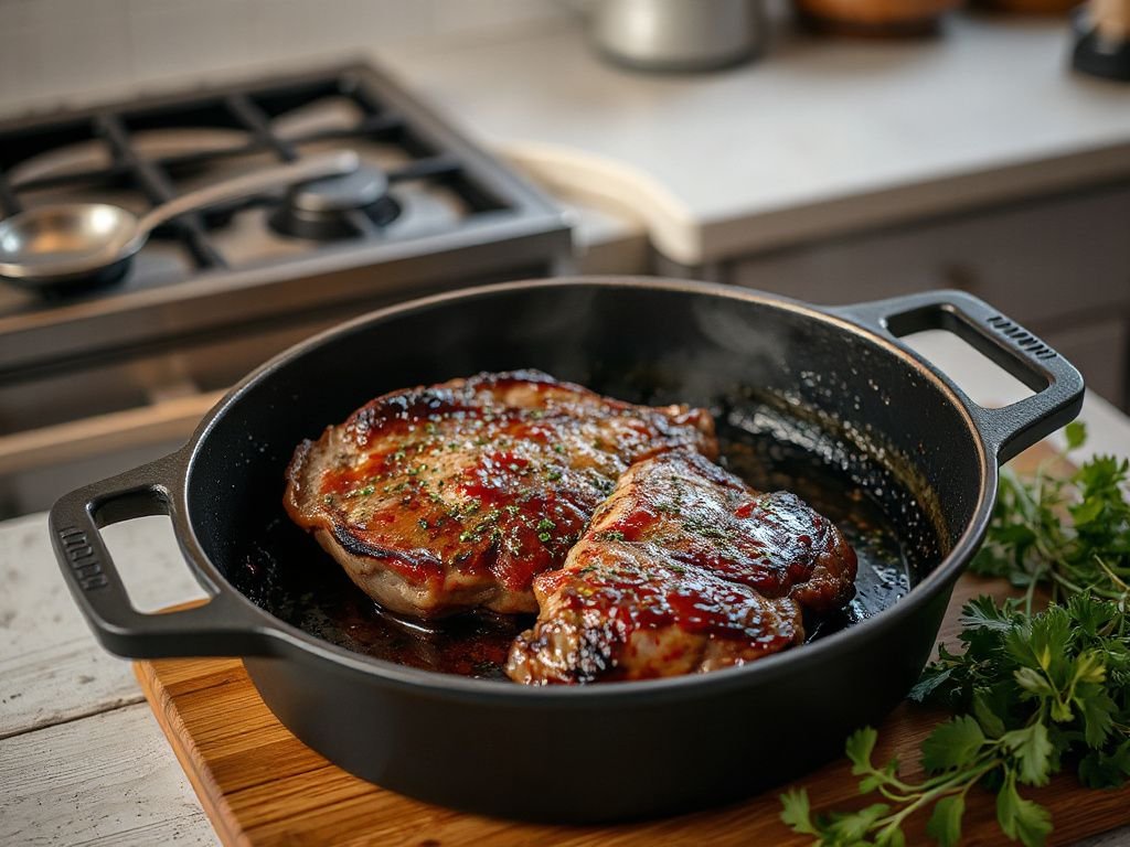 Dutch oven braised chuck steak with vegetables