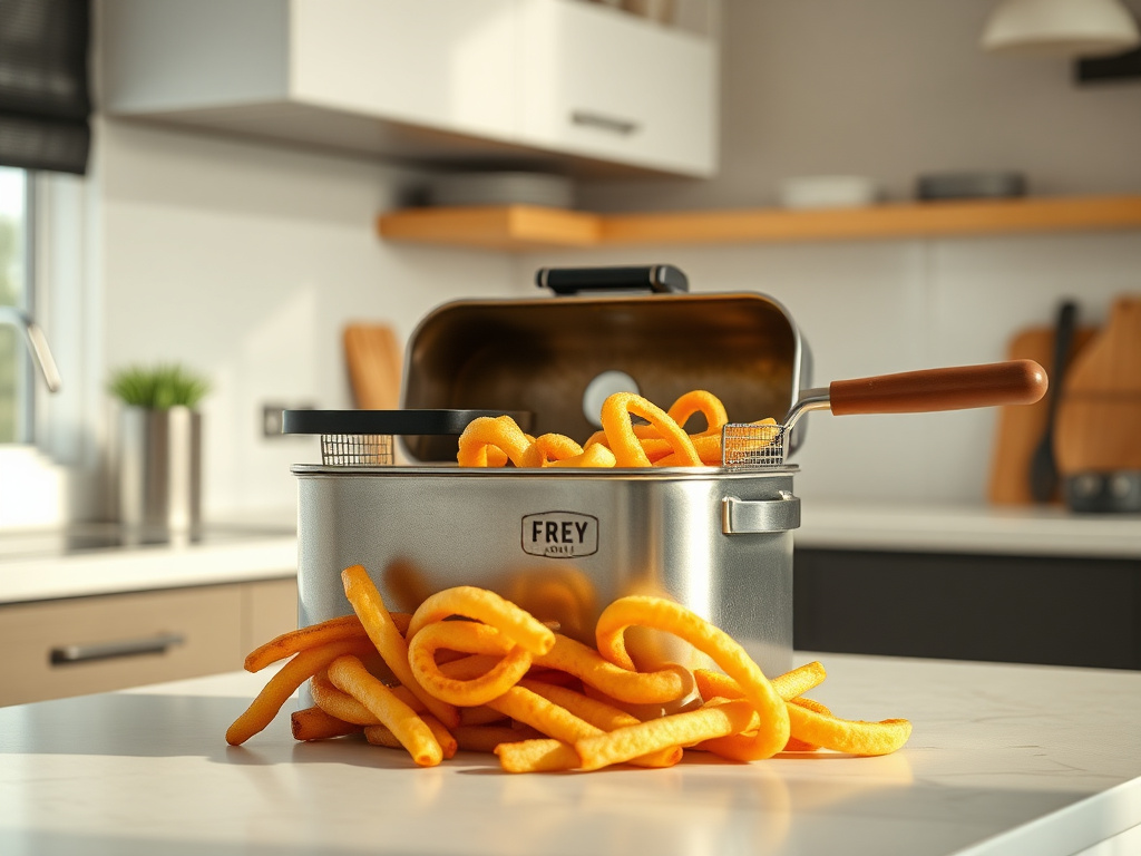 deep fry in dutch oven with a clip-on thermometer monitoring the oil temperature