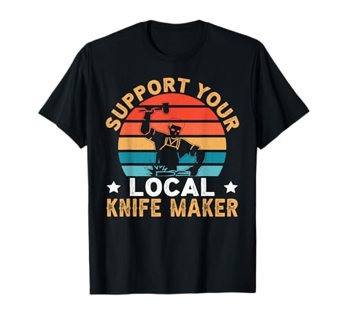 local knife makers support t-shirt product photo