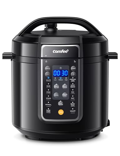 COMFEE non stick pressure cooker interior after 20 bean cycles