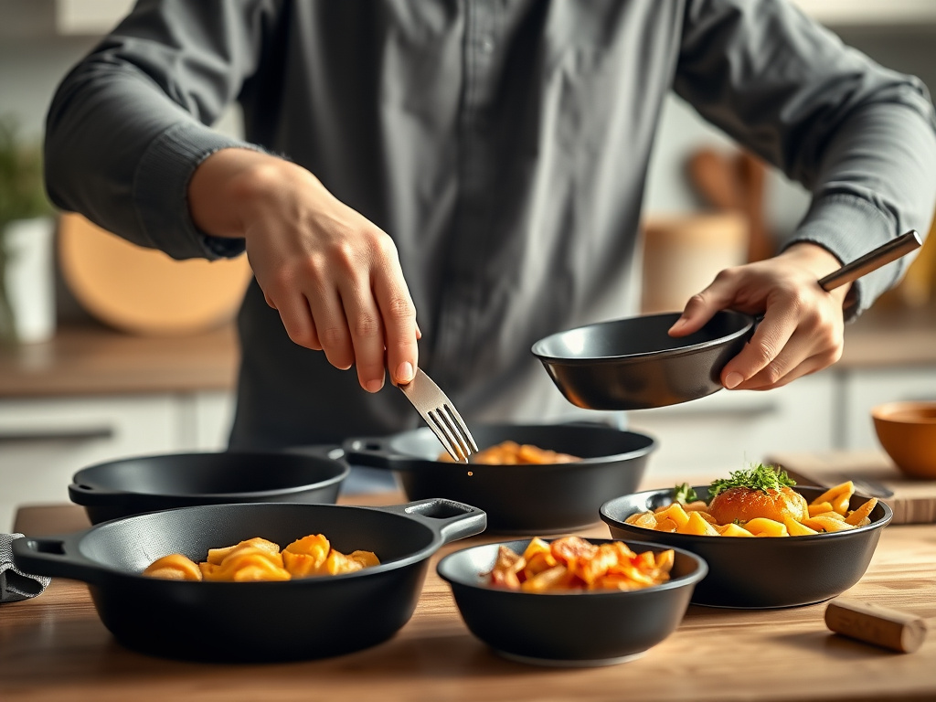 cast iron serving dishes - step by step