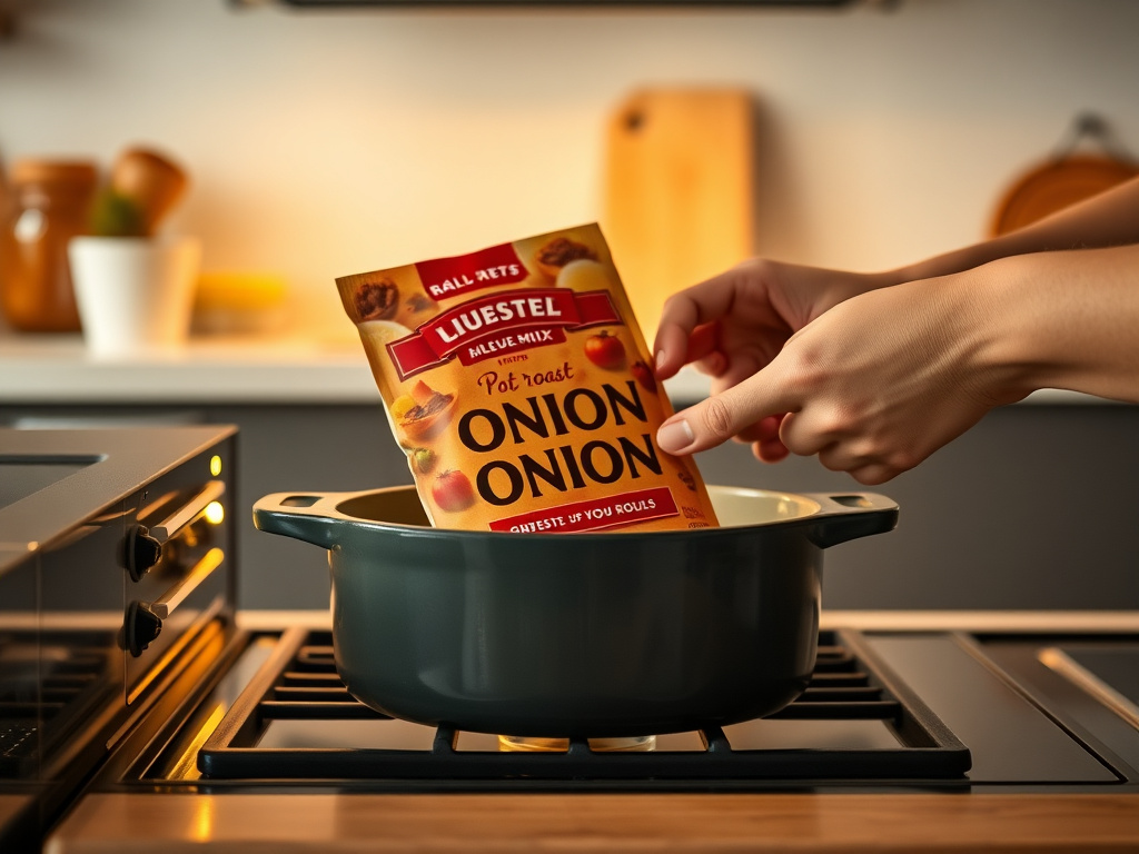 pot roast onion soup mix oven - detailed view