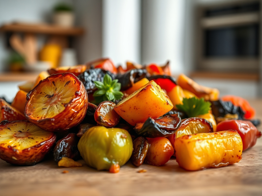 roasted vegetables recipe - step by step