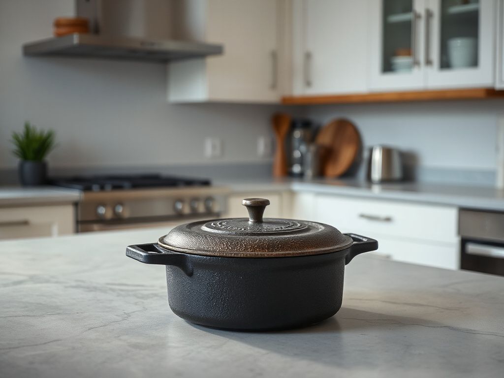 small cast iron pot