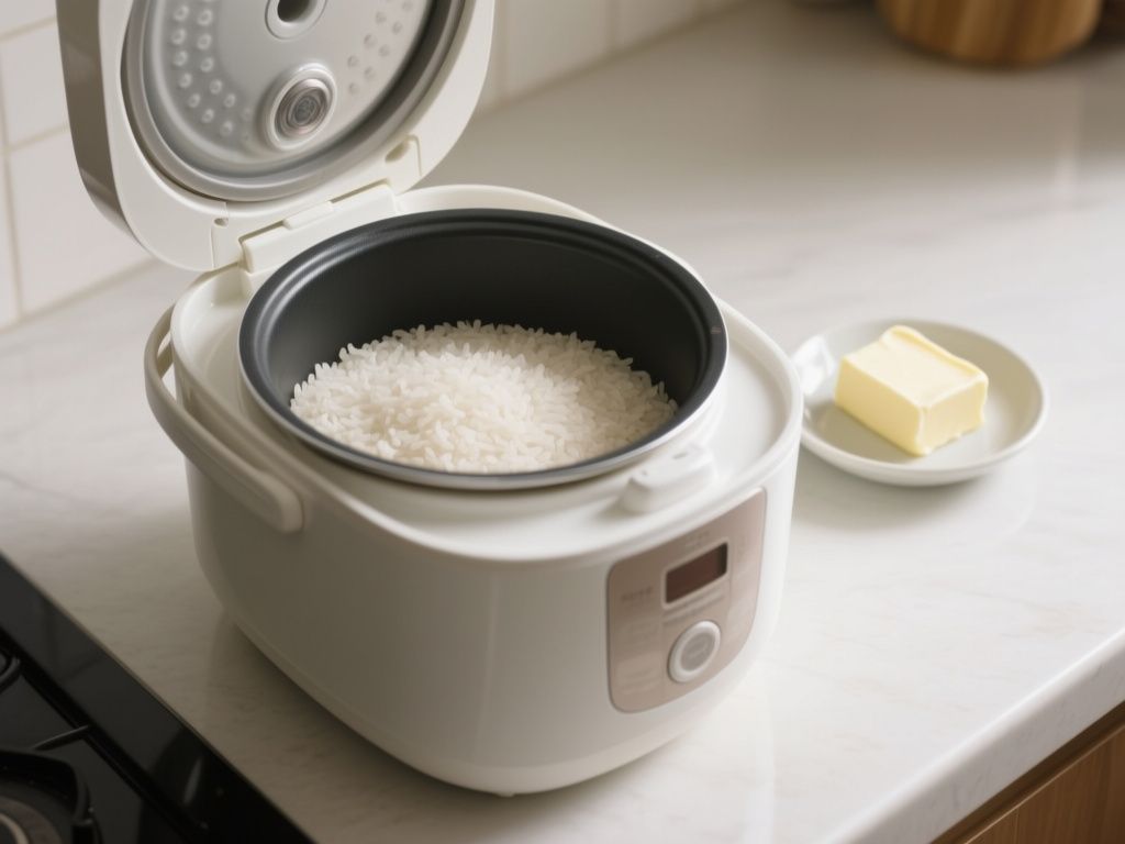 can you put butter in a rice cooker