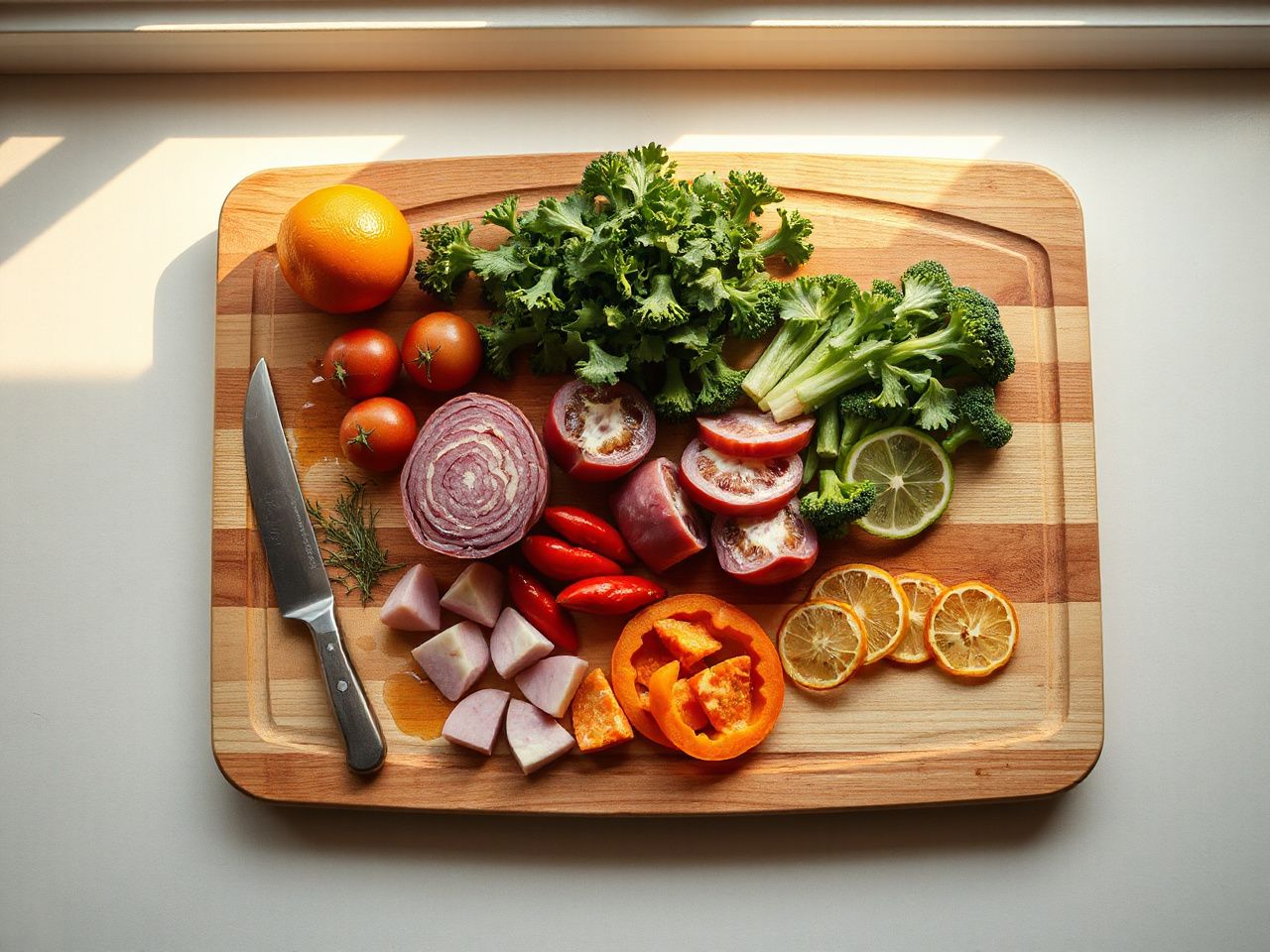 epicurean cutting board - detailed view
