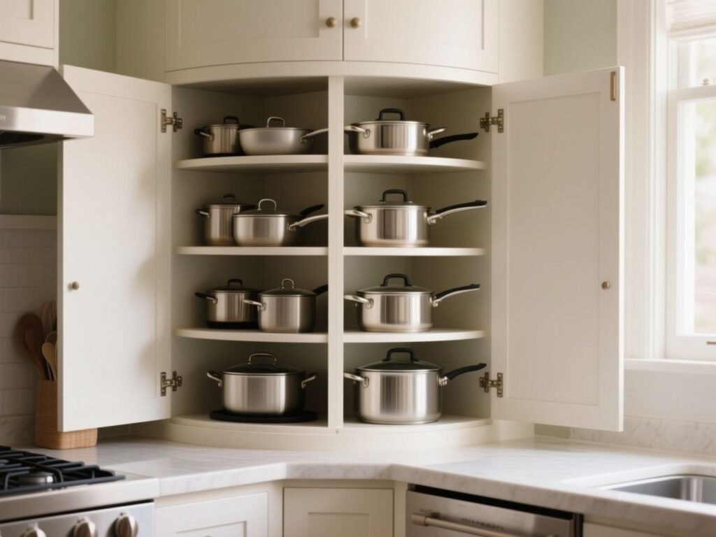 lazy susan cabinet
